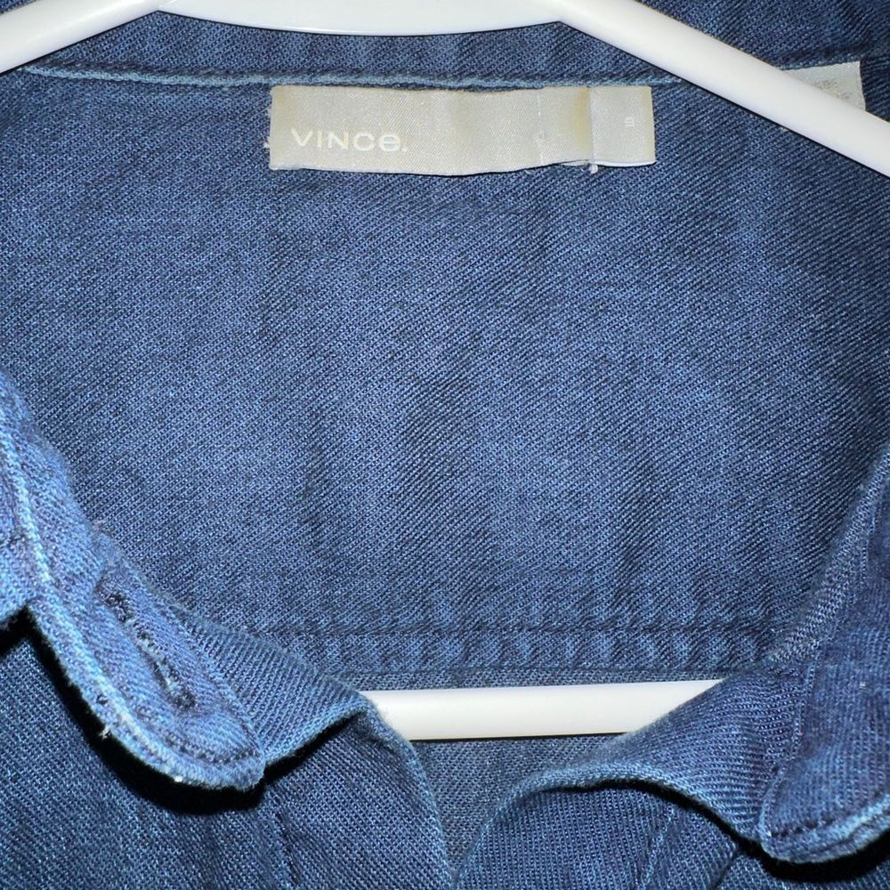 Vince Chambray Button Down Shirt - Picture 2 of 5